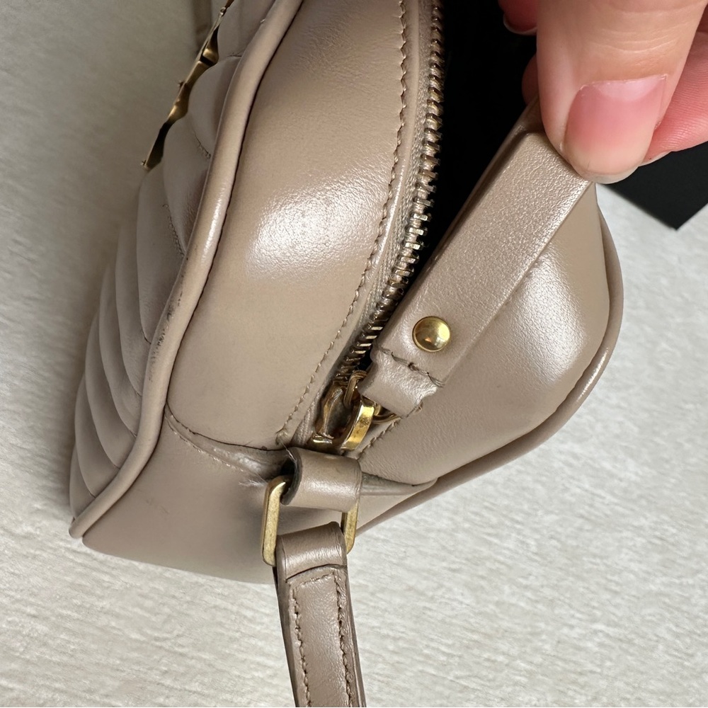 Lou Camera Bag in Quilted Leather - Picture 7 of 17